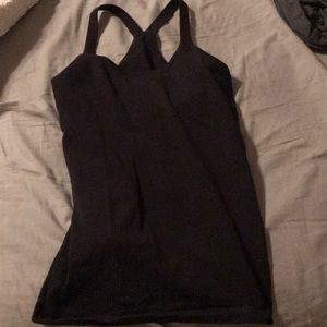 Dark gray ribbed lululemon tank!